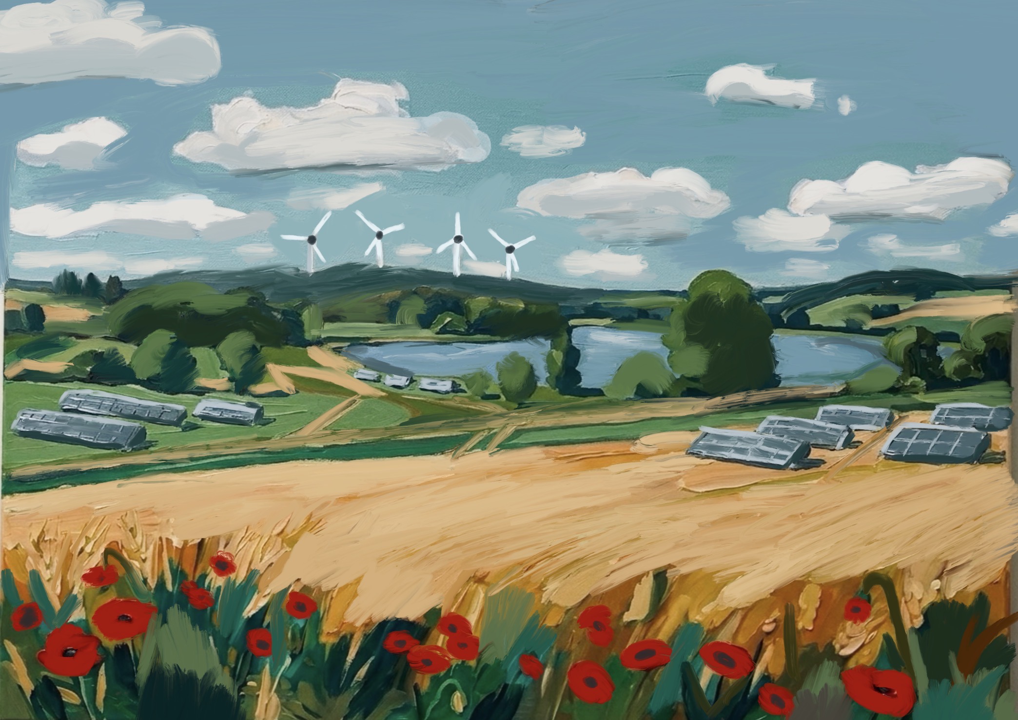 Katzensee by Max Grün